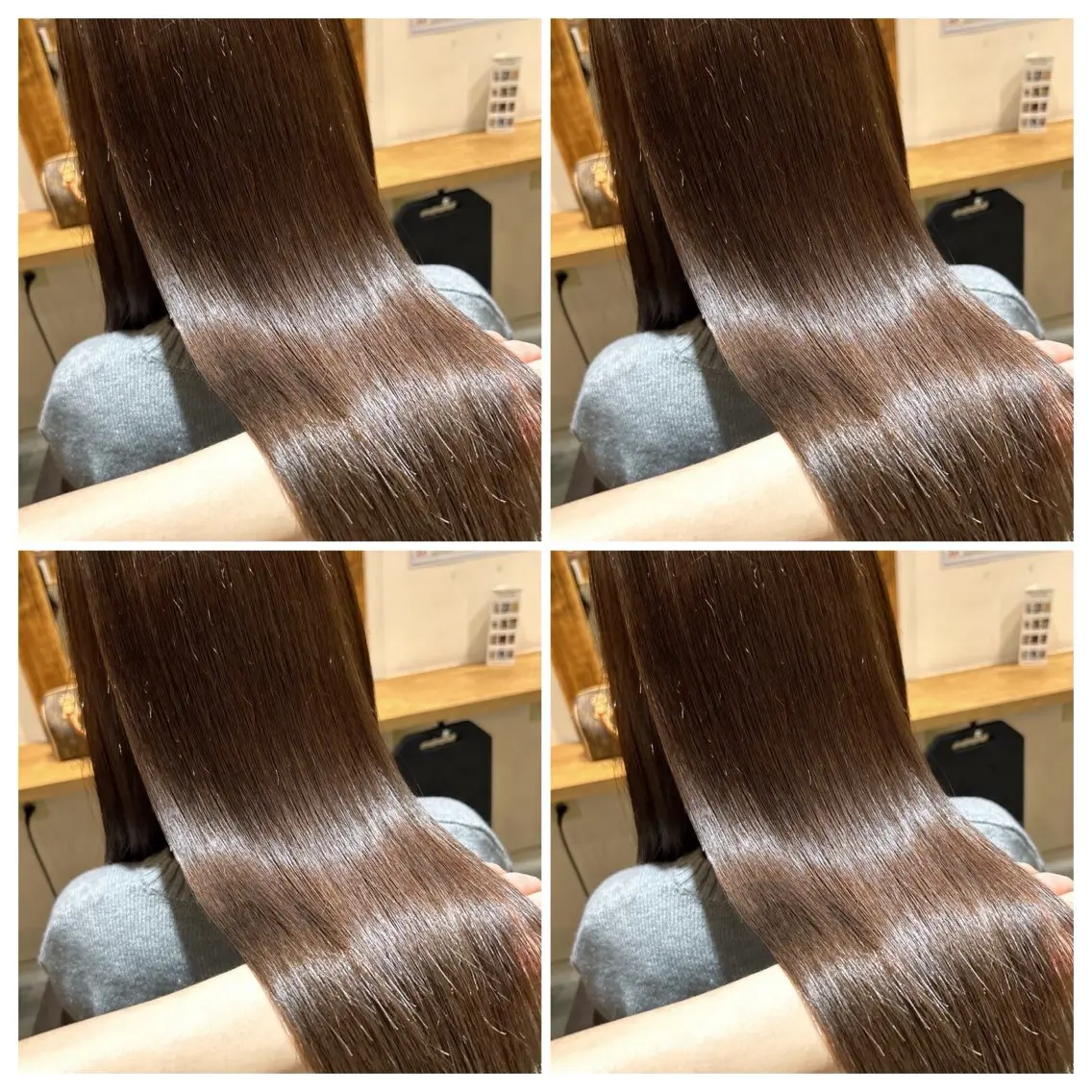 ロング カラー トリートメント 髪質改善 艶髪矯正 エクステ かいり✂️のヘアスタイル
