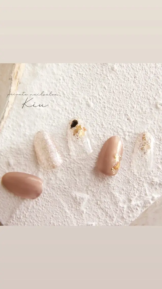 ネイル ジェルネイル ミラーネイル ニュアンスネイル オフィスネイル ショートネイル ハンドネイル kiu nailsalonのネイルデザイン