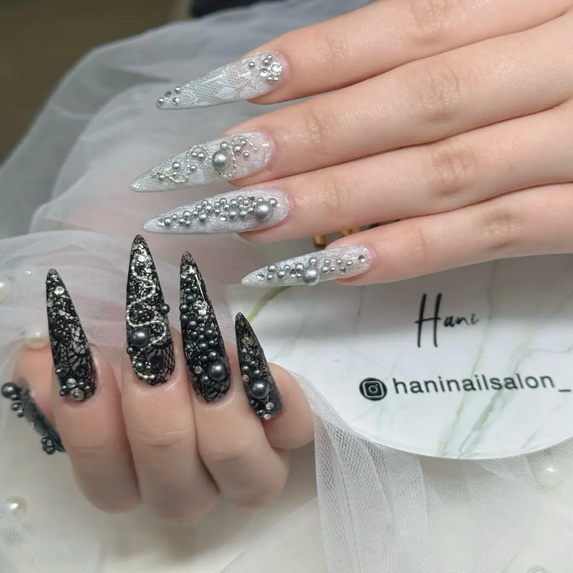 ネイル べっ甲ネイル チークネイル フラッシュネイル フラワーネイル フットネイル ハンドネイル Hani Nail Salonのネイルデザイン