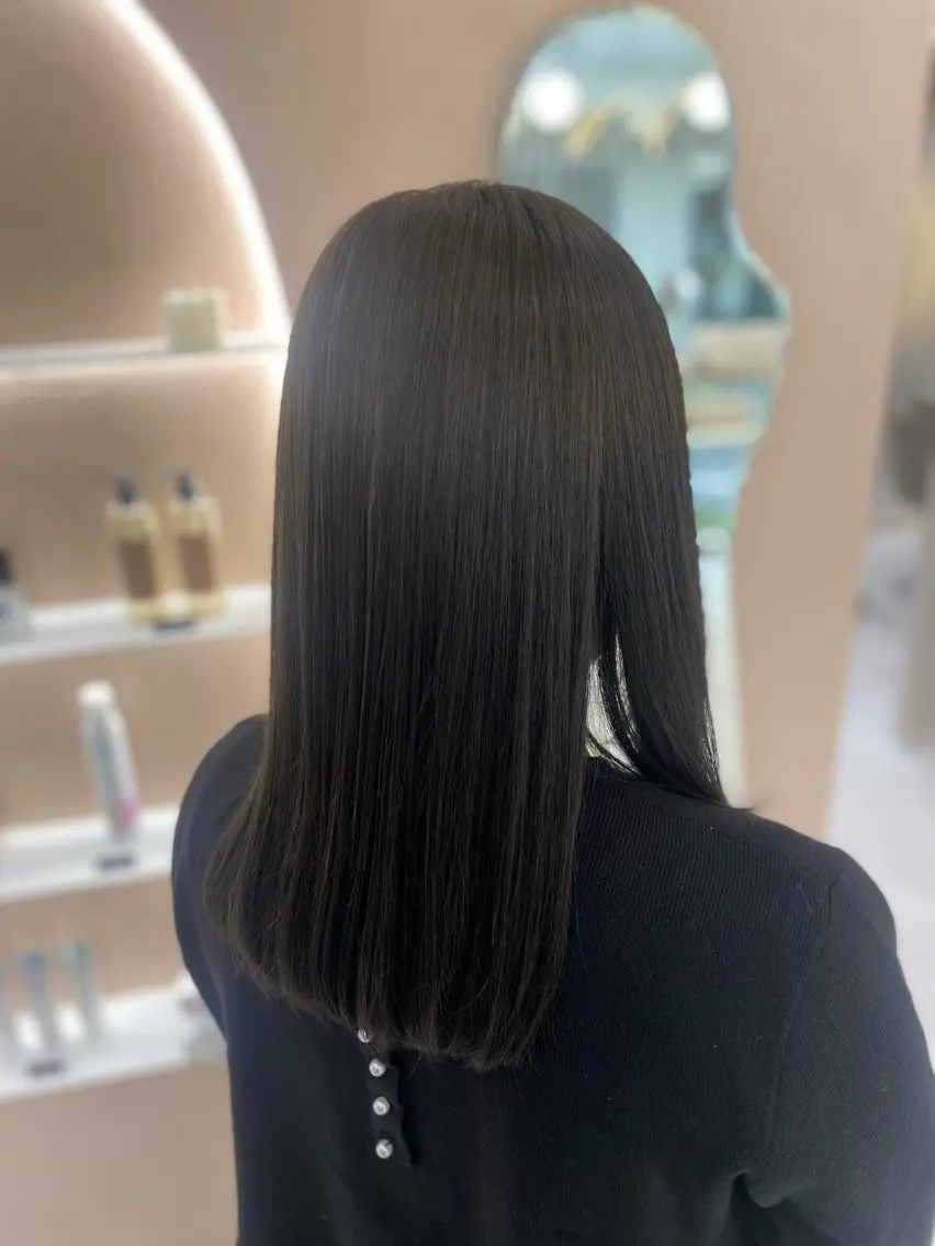 ロング カラー カット ヘアカラー トリートメント 透明感カラー💜艶髪 sayakaのヘアスタイル