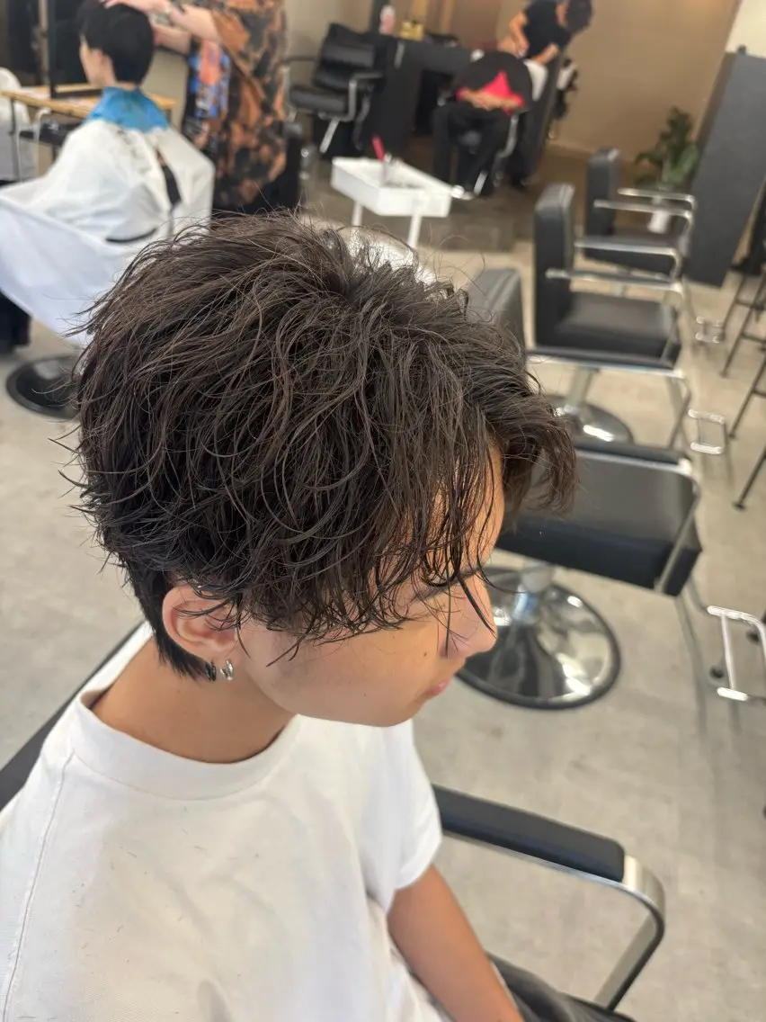 メンズ カット パーマ 【横浜メンズ🔥 】あやか❤️🔥のヘアスタイル