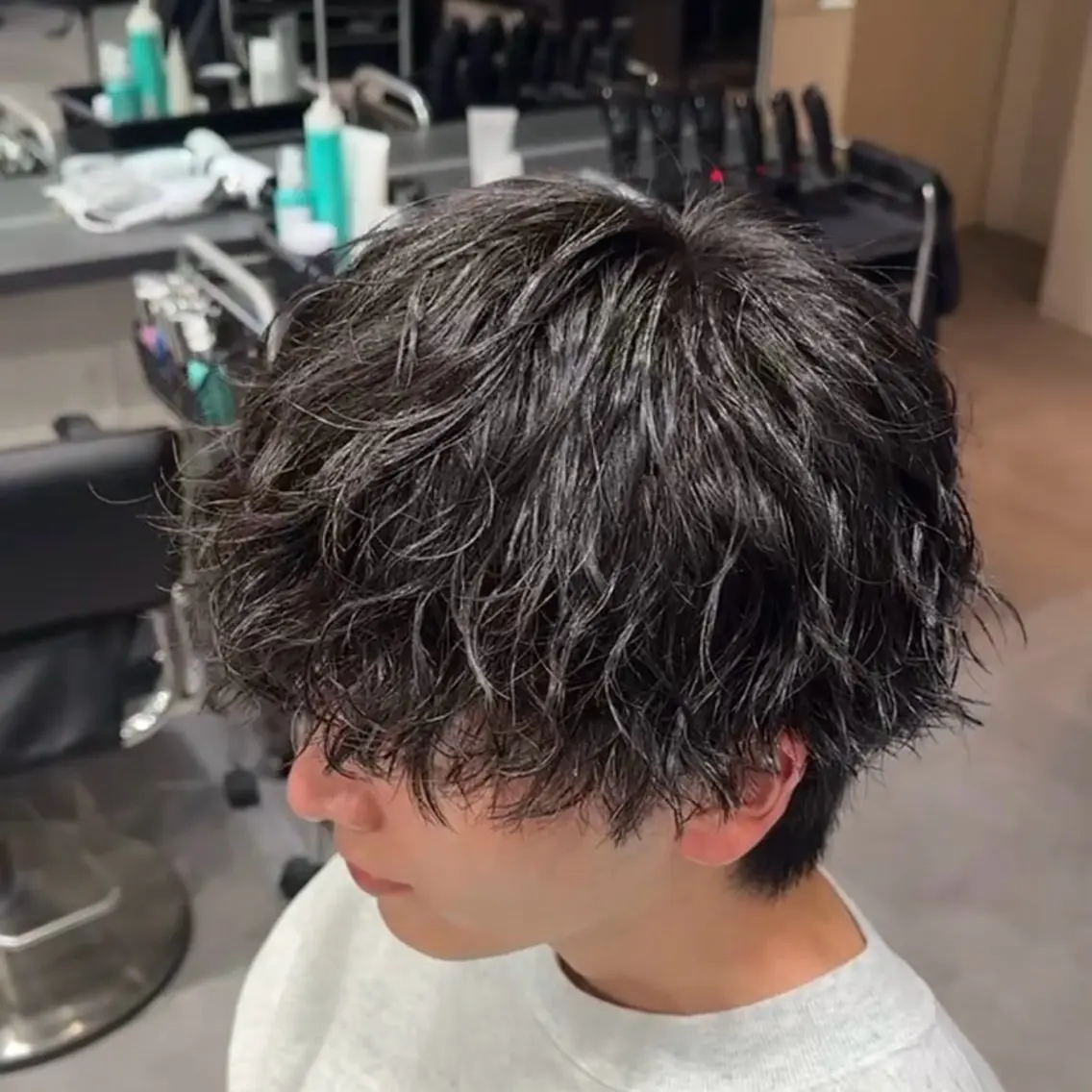 🎉ミニモ限定🎉🌀メンズカット➕ツイストスパイラルパーマ🌀➕オージュアシステムトリートメント‼️の写真