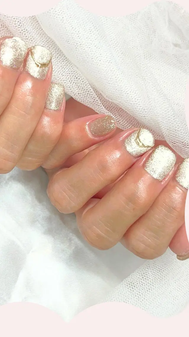 ネイル シンプルネイル Nail salon Loaのネイルデザイン