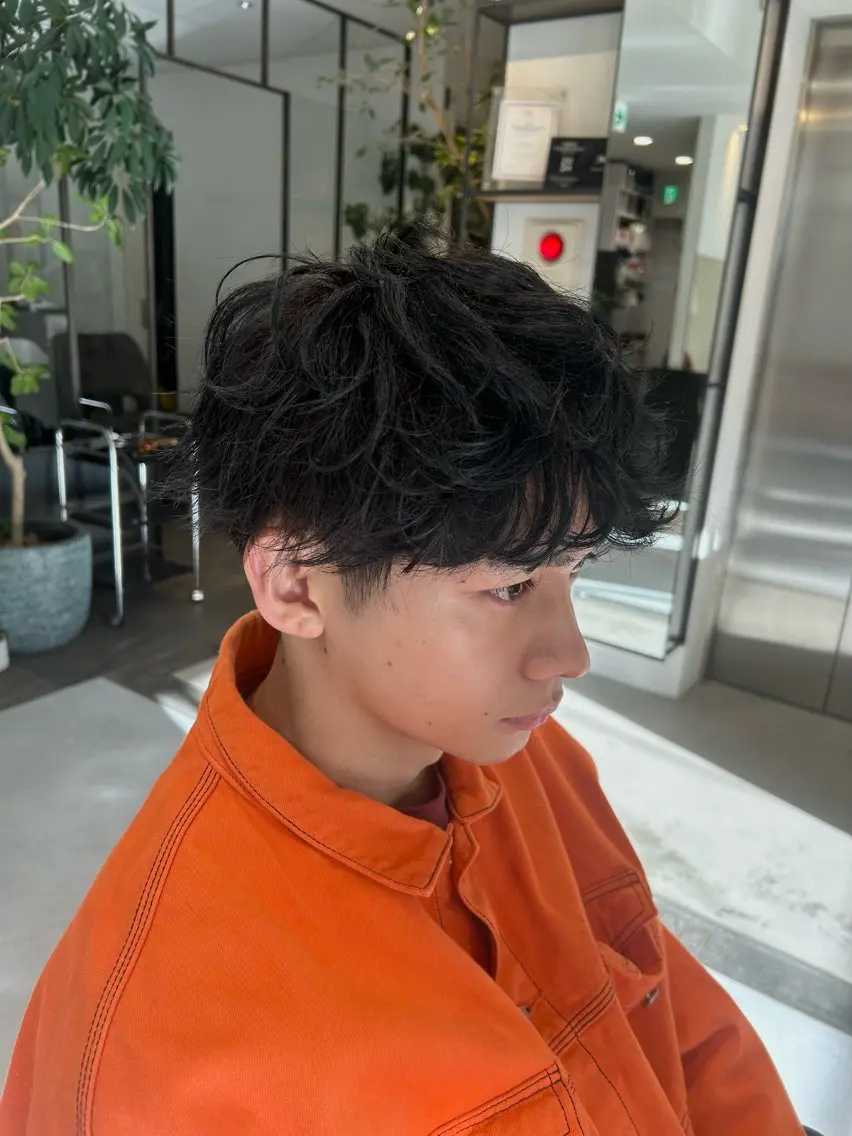 パーマ メンズ メンズ清潔感のプロ 💈メンズパーマ藤田のヘアスタイル
