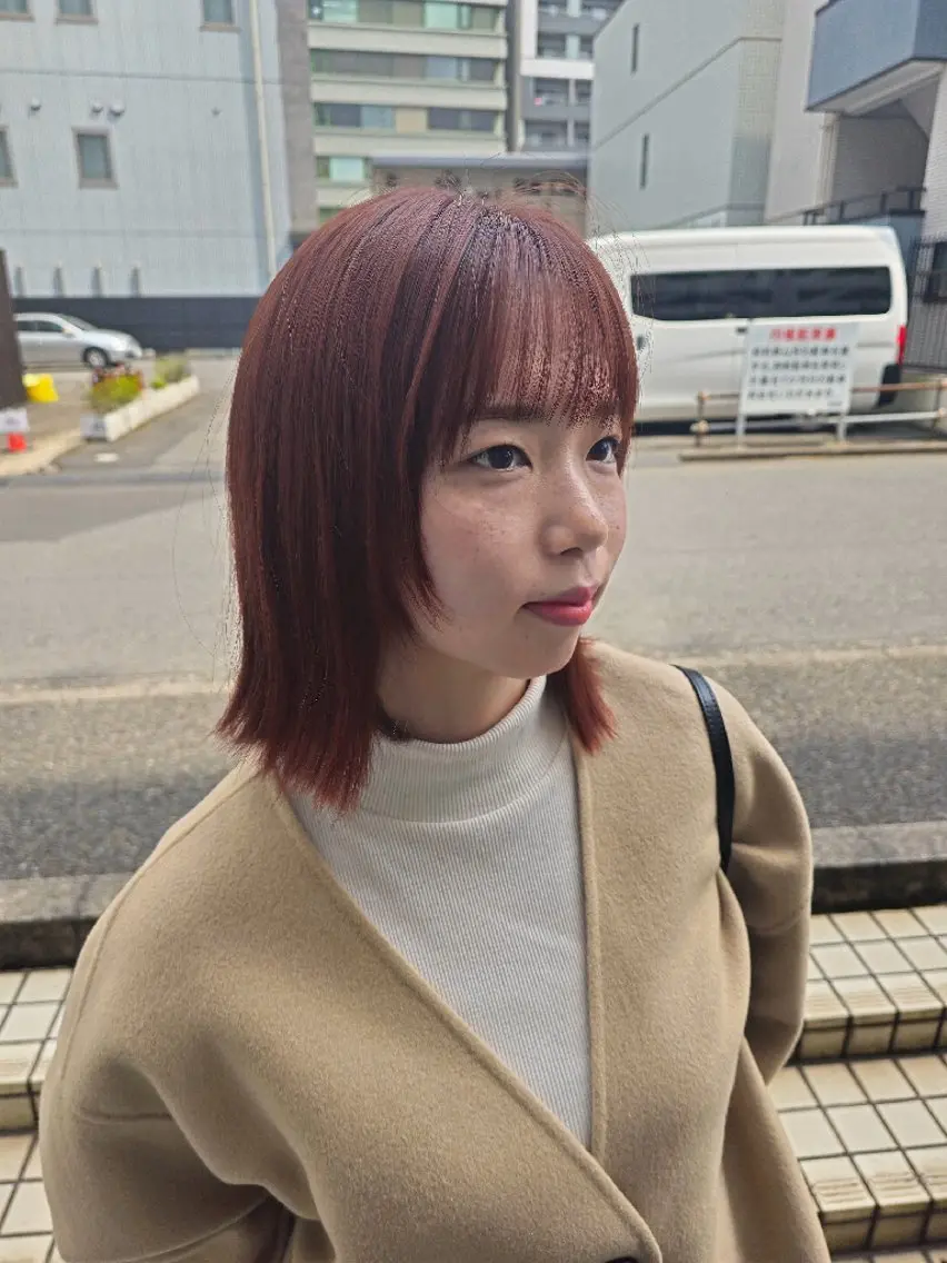 ミディアム OMA/ カタギシのヘアスタイル