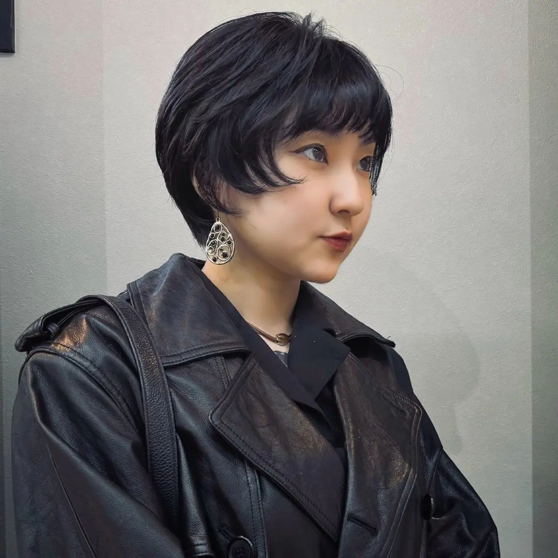 レディースショートカットの写真