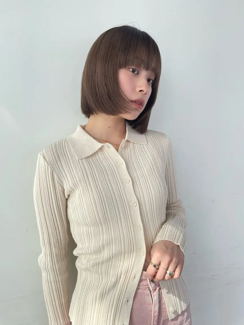 ショート カラー カット ヘアカラー トリートメント 高田 翔平のヘアスタイル