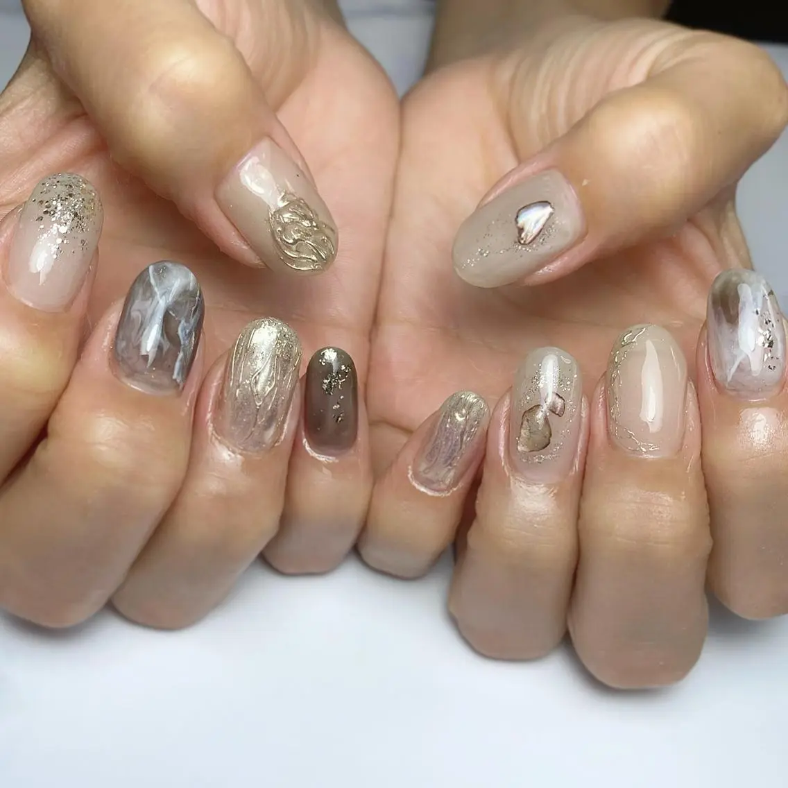 ネイル ニュアンスネイル ameria meguのネイルデザイン