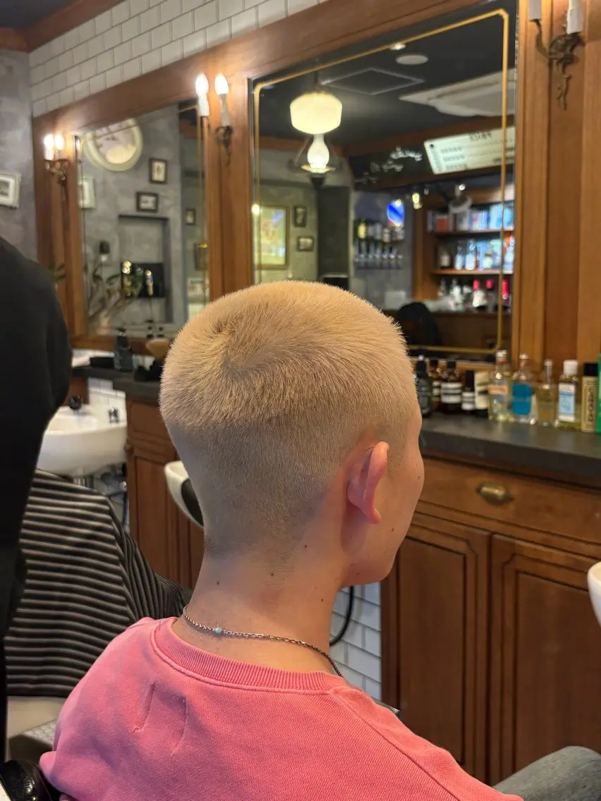メンズ ボウズ フェードカット カット 高澤 ひかるのヘアスタイル