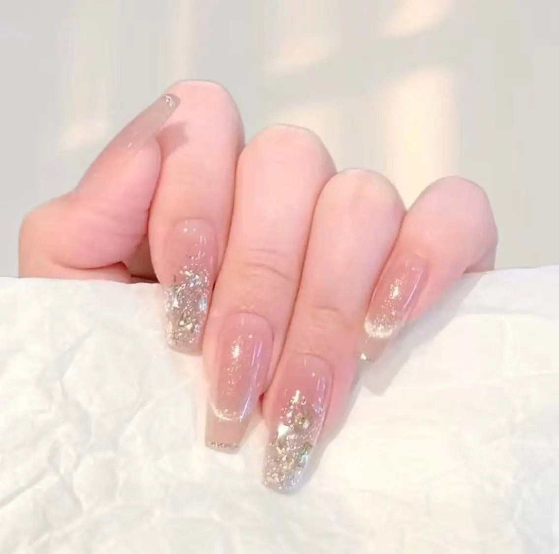 ネイル チークネイル 長さ出し フットネイル フレンチネイル ジェルネイル ハンドネイル Fancy nail salonのネイルデザイン