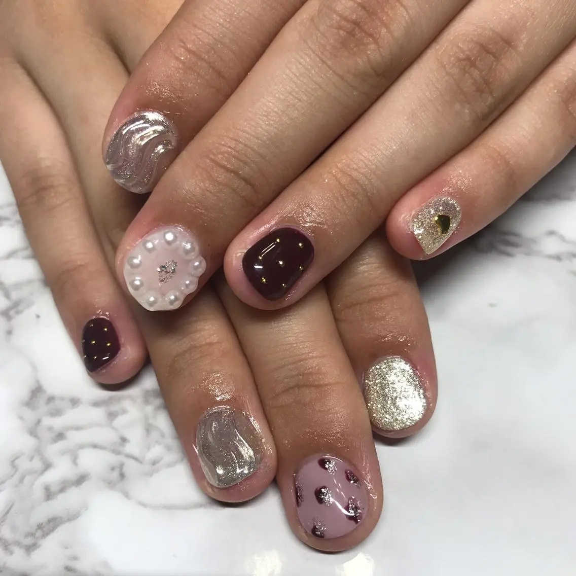 ネイル 持ち込み アスピーネイル asukaのネイルデザイン