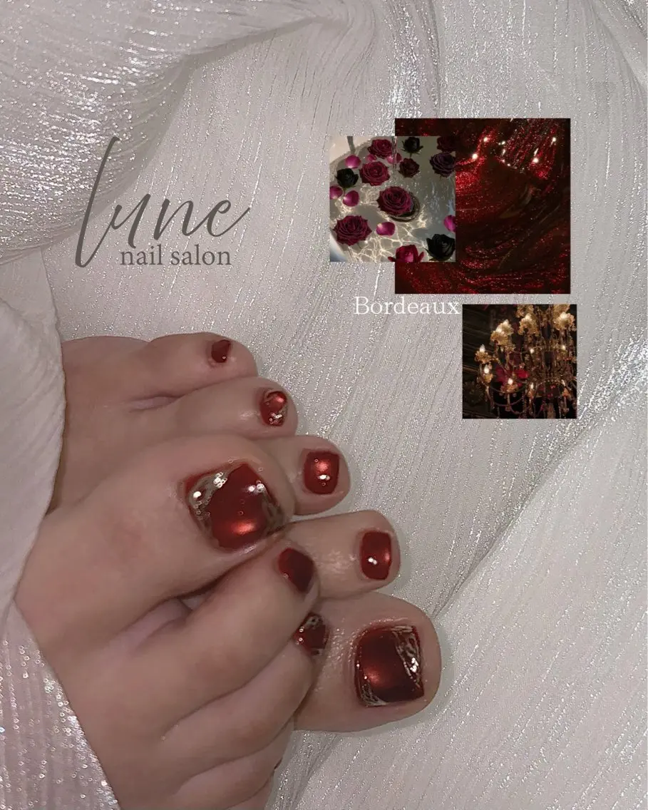 ネイル フットネイル nail salon luneのネイルデザイン