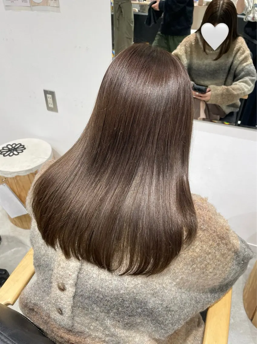 カット無料(ロングで2cmほど切らせていただける方)+ワンカラー+トリートメント✨の写真