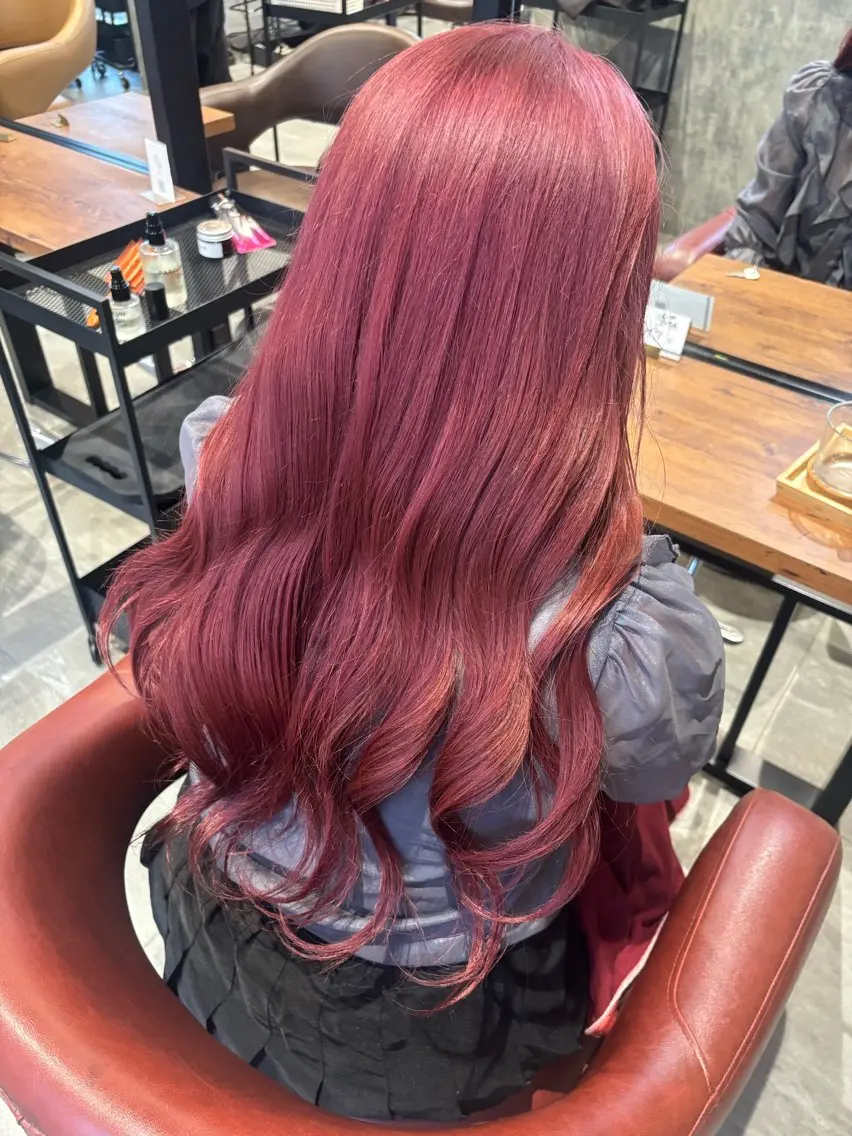 ロング ヘアカラー earth中野山店 西尾　乃朱のヘアスタイル