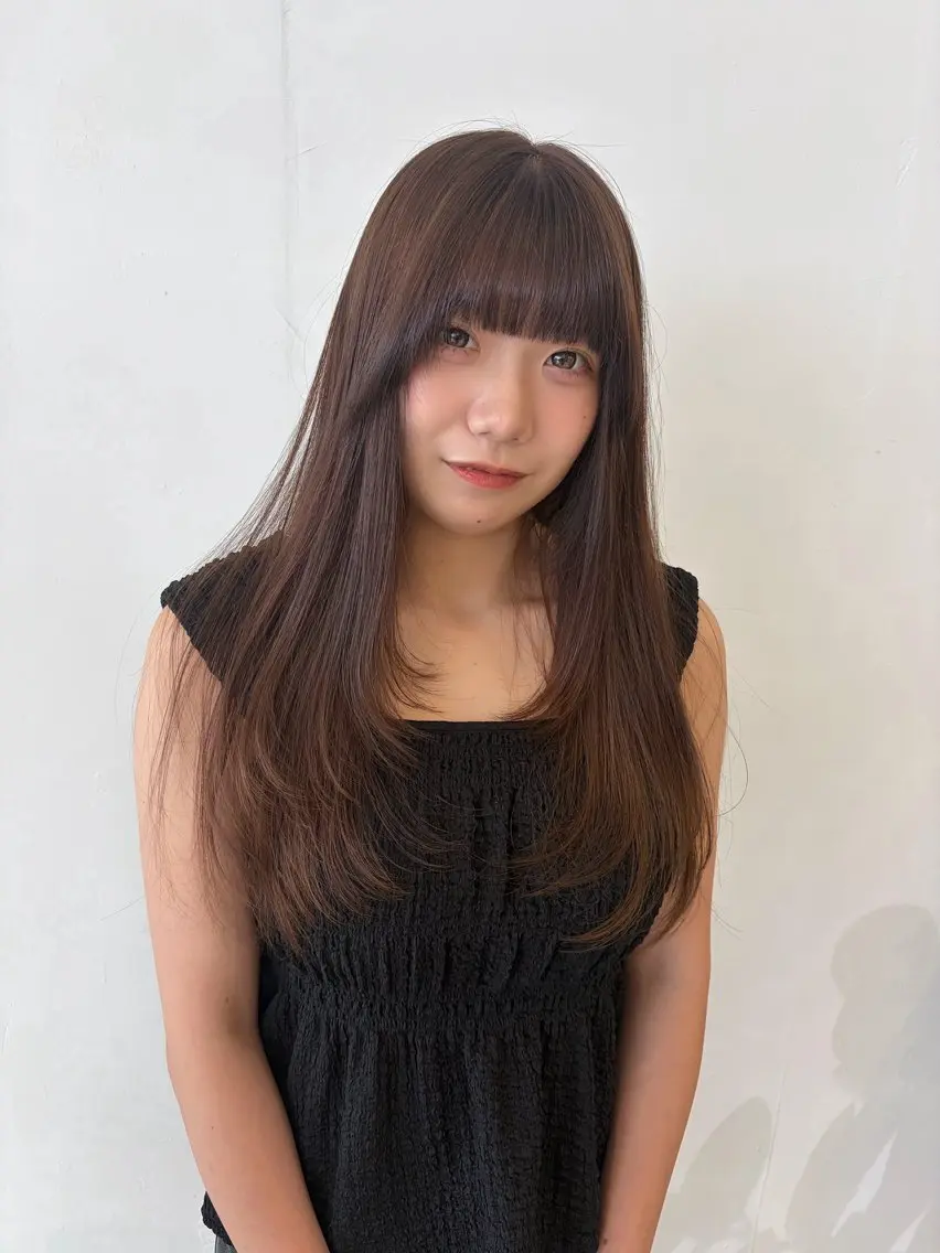 ロング ヘアカラー ill/ハイトーン カラー/塩崎聖奈のヘアスタイル