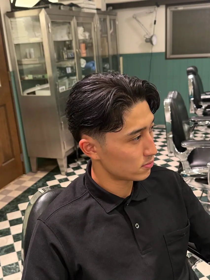 ショート カラー メンズ カット 足立 享祐のヘアスタイル