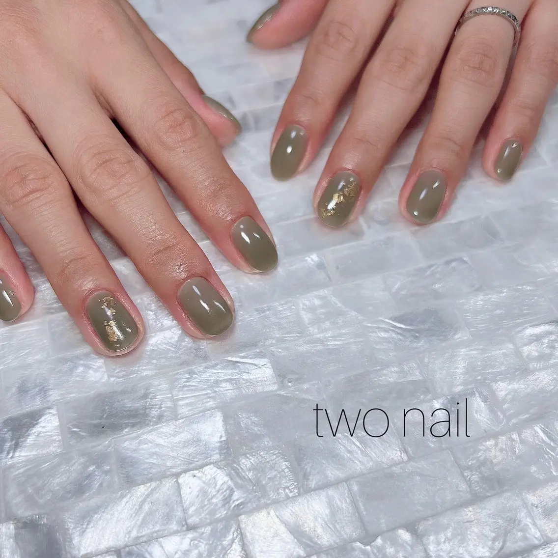 ネイル アートネイル ネイルチップ ホワイト ハンドネイル two nailのネイルデザイン