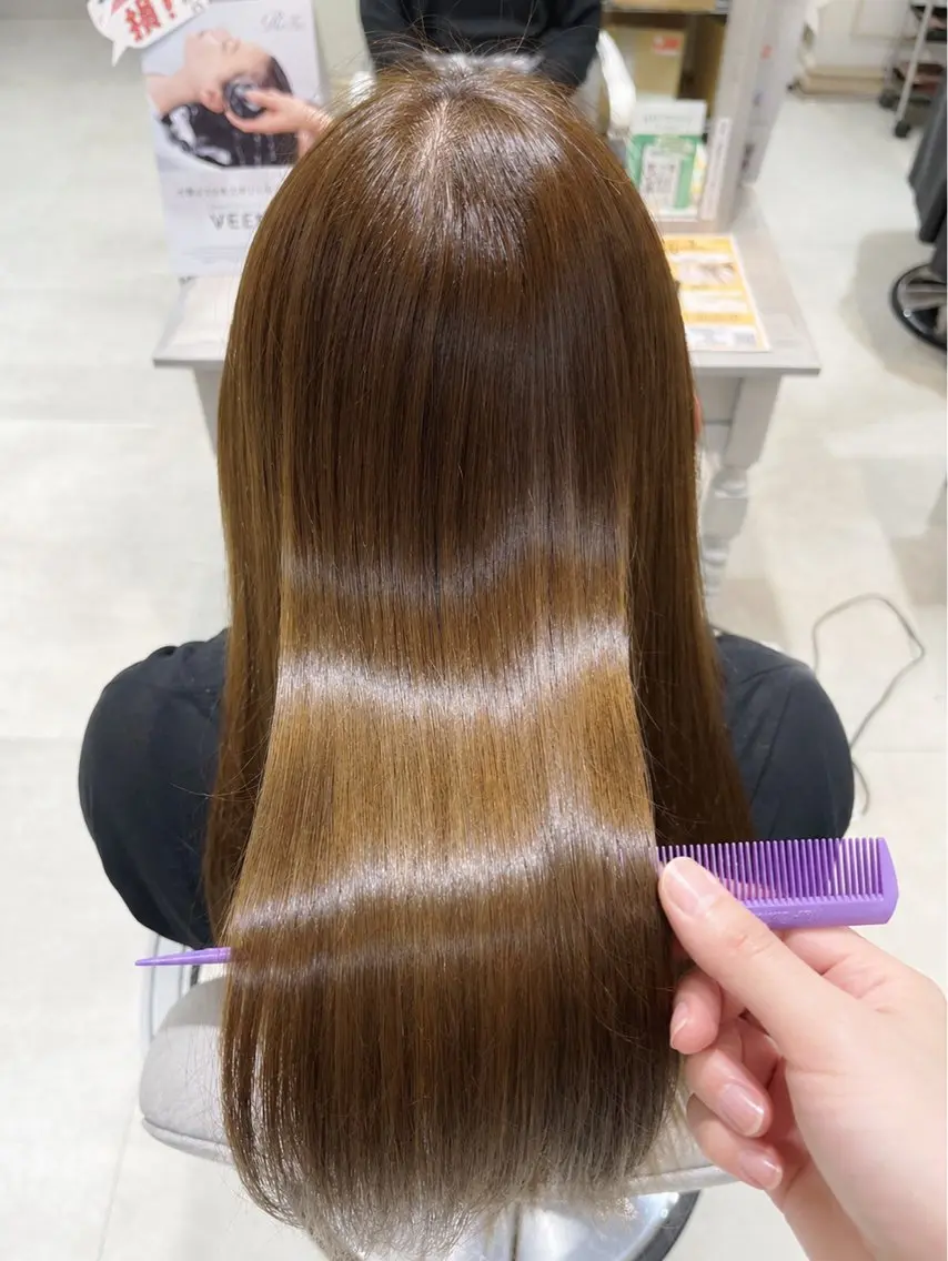 ロング カラー 髪質改善 カット ヘアカラー トリートメント 🫧髪質改善・艶髪/ Kanata🫧のヘアスタイル