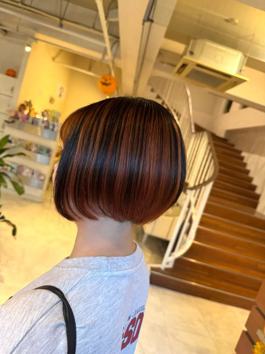カラー ヘアカラー 本田 卓也のヘアスタイル