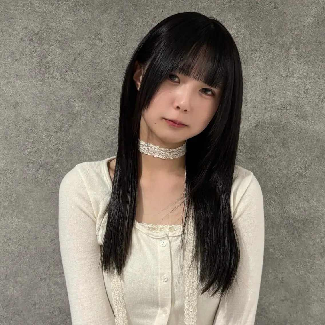 セミロング カット ヘアカラー ブリーチ無しダブル カラー / LINAのヘアスタイル