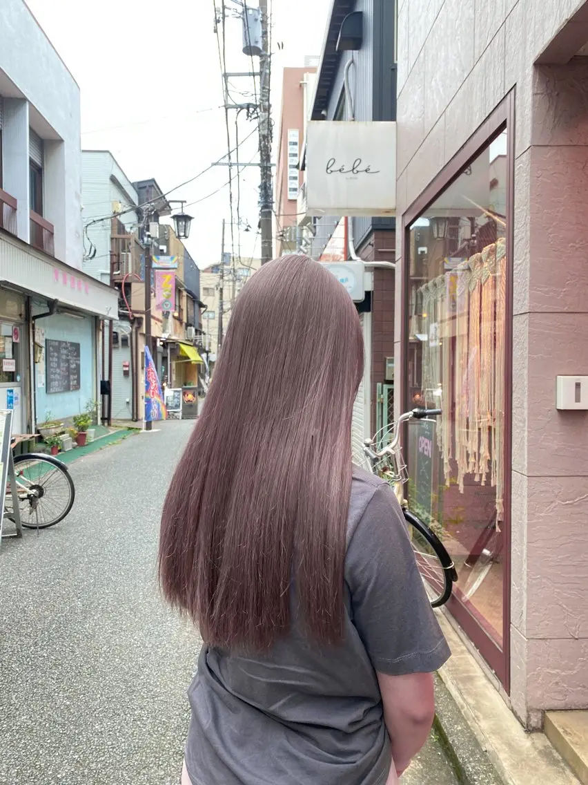 ロング カット ヘアカラー MORISHITA HARUKAのヘアスタイル