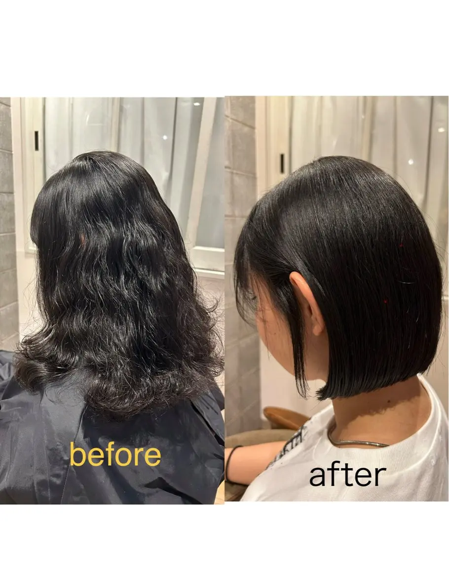 ショート 縮毛矯正 トリートメント 舟根 大夢のヘアスタイル