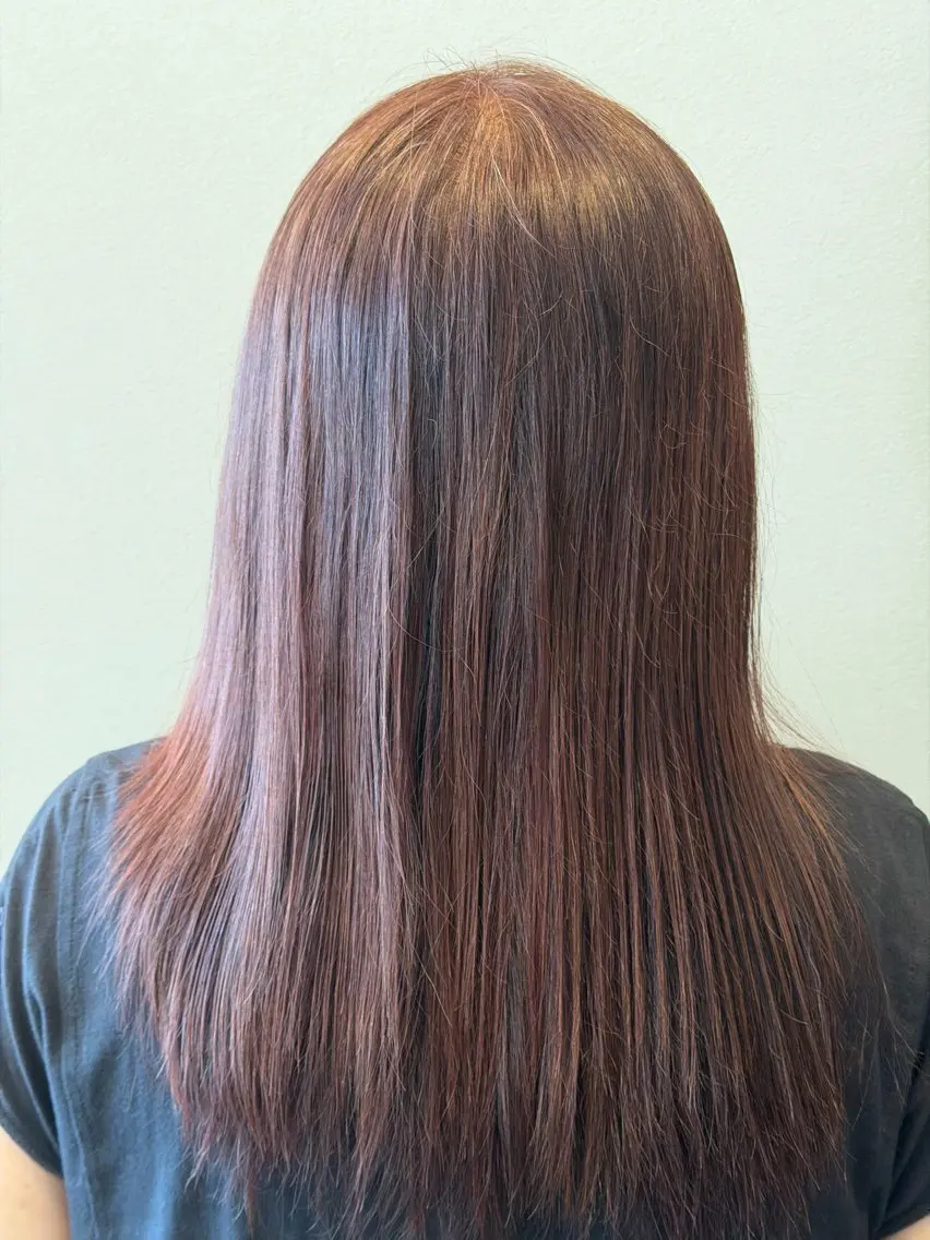 セミロング カラー カノエ博多ミスト / 寺原聡太のヘアスタイル