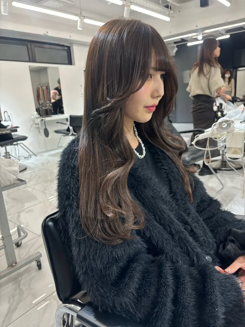 ロング シールエクステ エクステ ロング 🩶大人韓国ヘア 渋谷/Satsukiのヘアスタイル