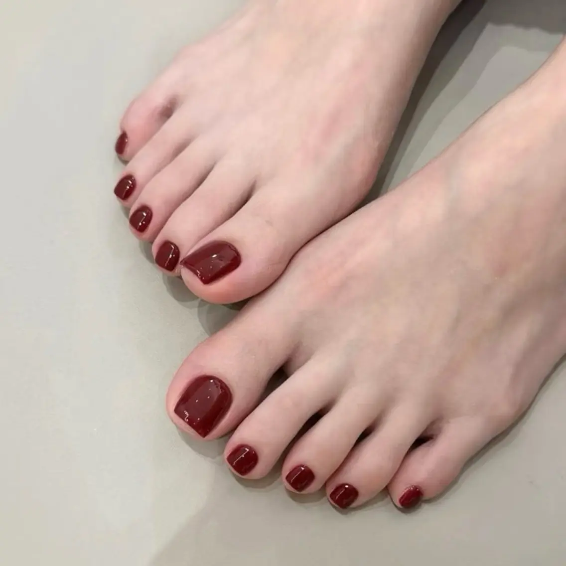 フット ジェルオフ有り❤️ワンカラーorラメ❤️の写真