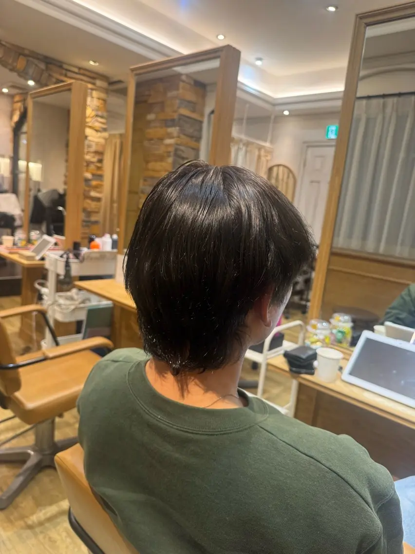 カラー メンズ カット 透明感カラー💜 モテ髪 空陽💙のヘアスタイル