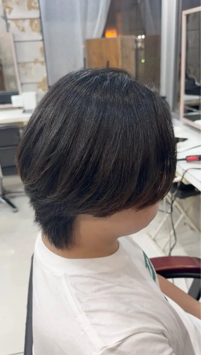 メンズ 縮毛矯正 ヘアセット 日置 蓮のヘアスタイル
