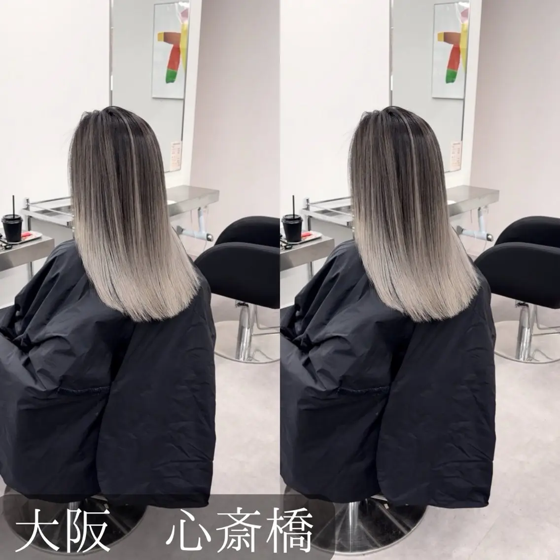 セミロング カラー hair &eye LAWE.店長のヘアスタイル