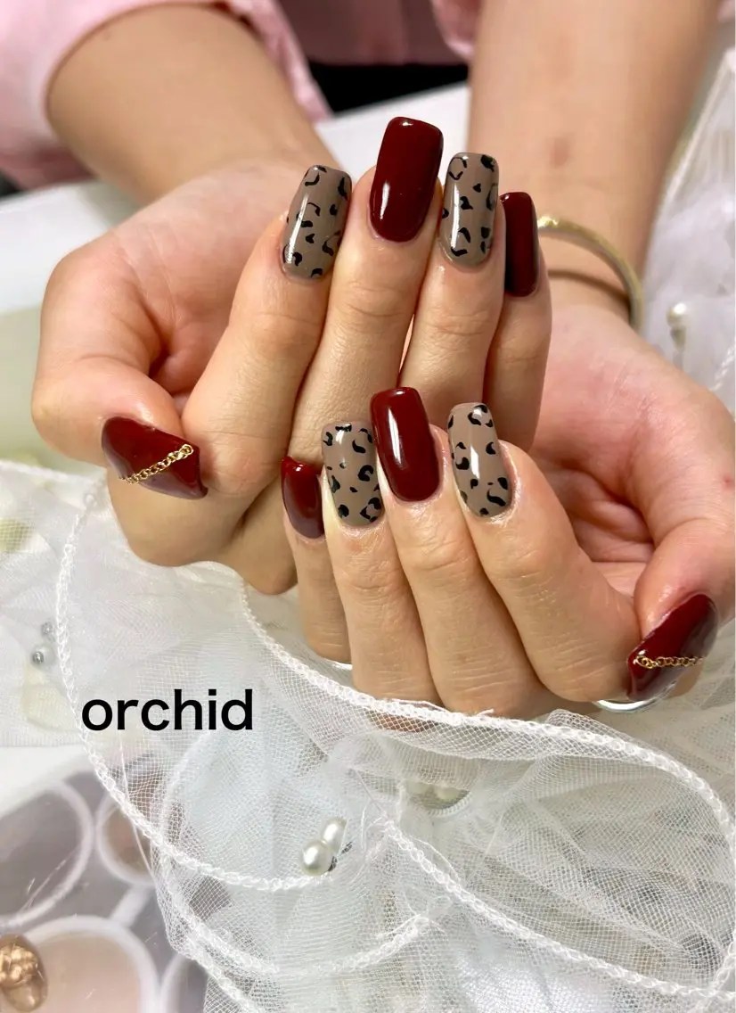 ネイル ハンドネイル orchid ♡オーキッドのネイルデザイン