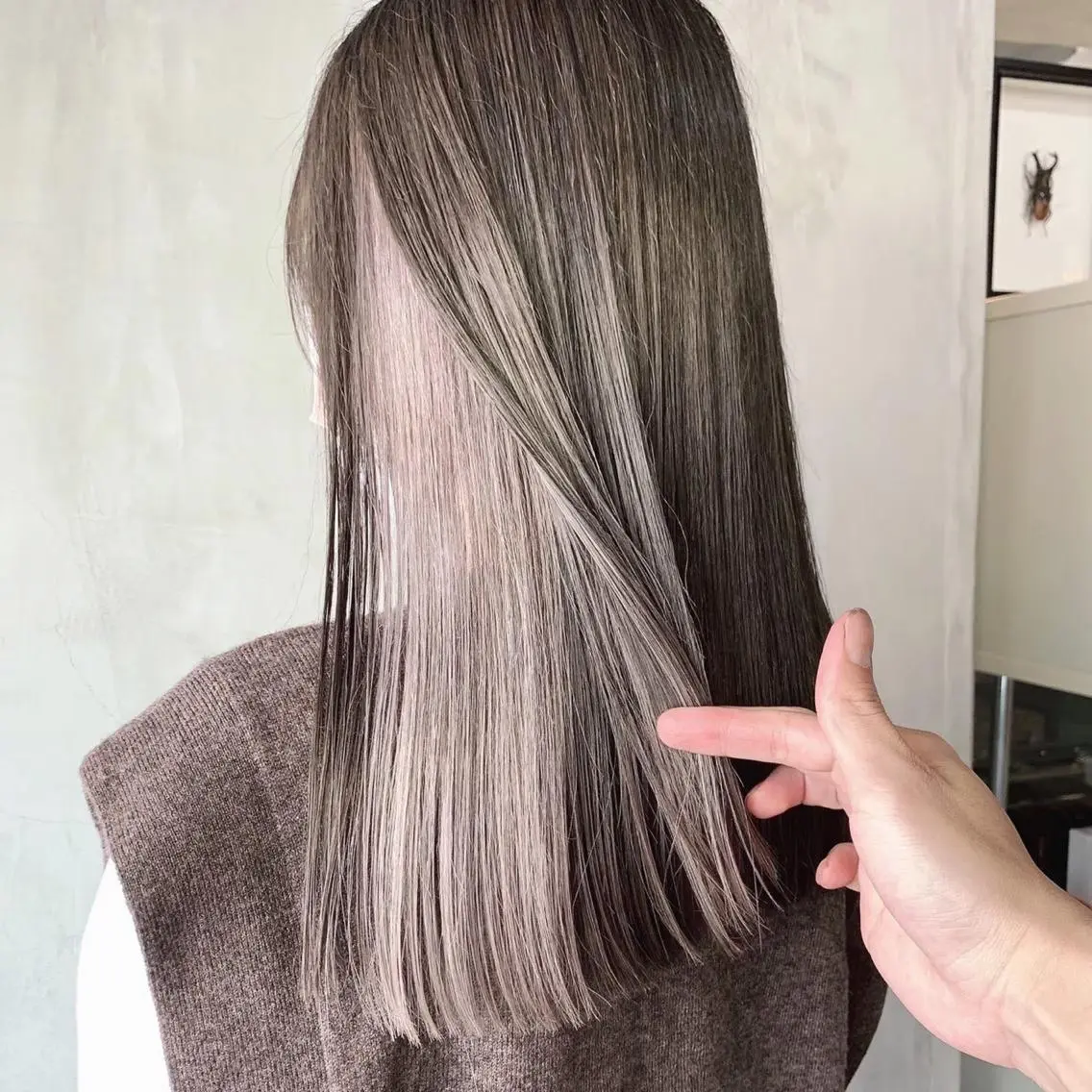 ロング カラー ブリーチ Life salon SAKURAのヘアスタイル