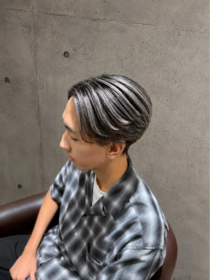 「新規限定50%off💡⠜」U26限定 メンズカット🚹＋ブリーチダブルカラー✨の写真