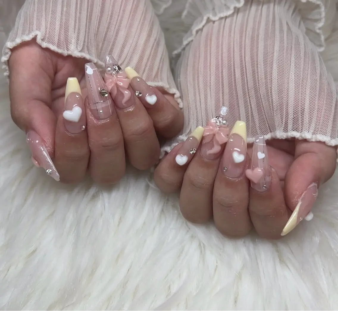 ネイル 韓国ネイル 持ち込み ニュアンスネイル ネイルチップ ハンドネイル TABI ANA.CHUOのネイルデザイン