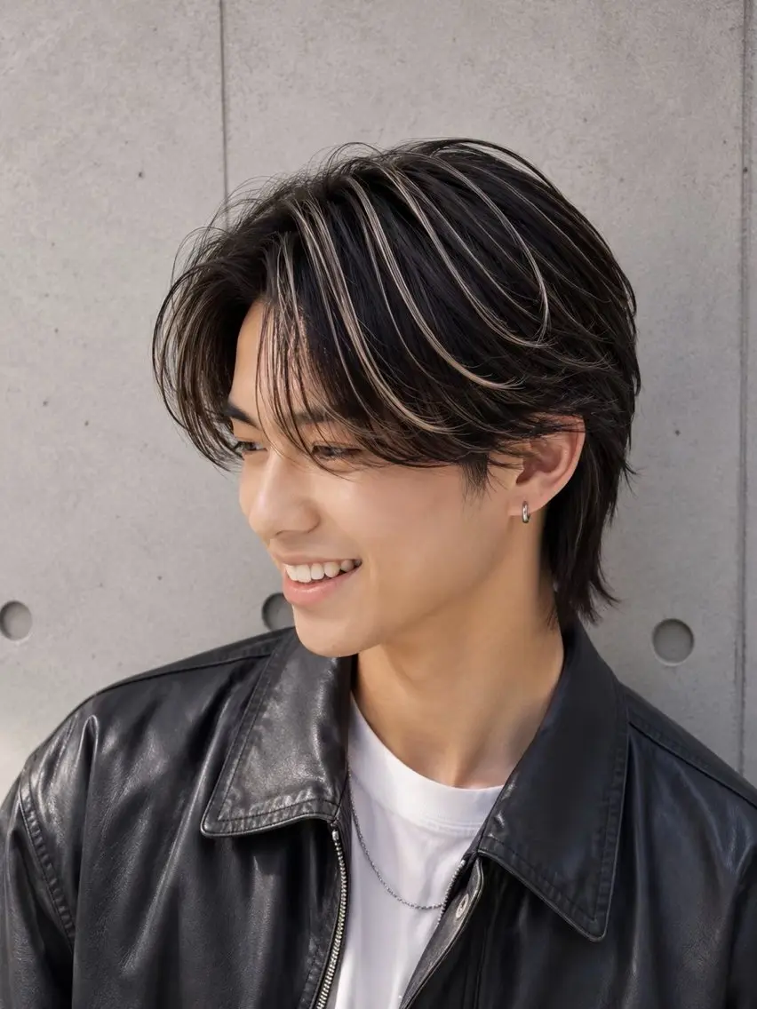 カラー メンズ カット ヘアカラー 宇梶 千愛のヘアスタイル
