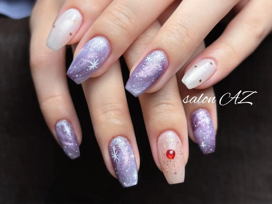 ネイル アートネイル 長さ出し フットネイル フレンチネイル ジェルネイル salon AZのネイルデザイン