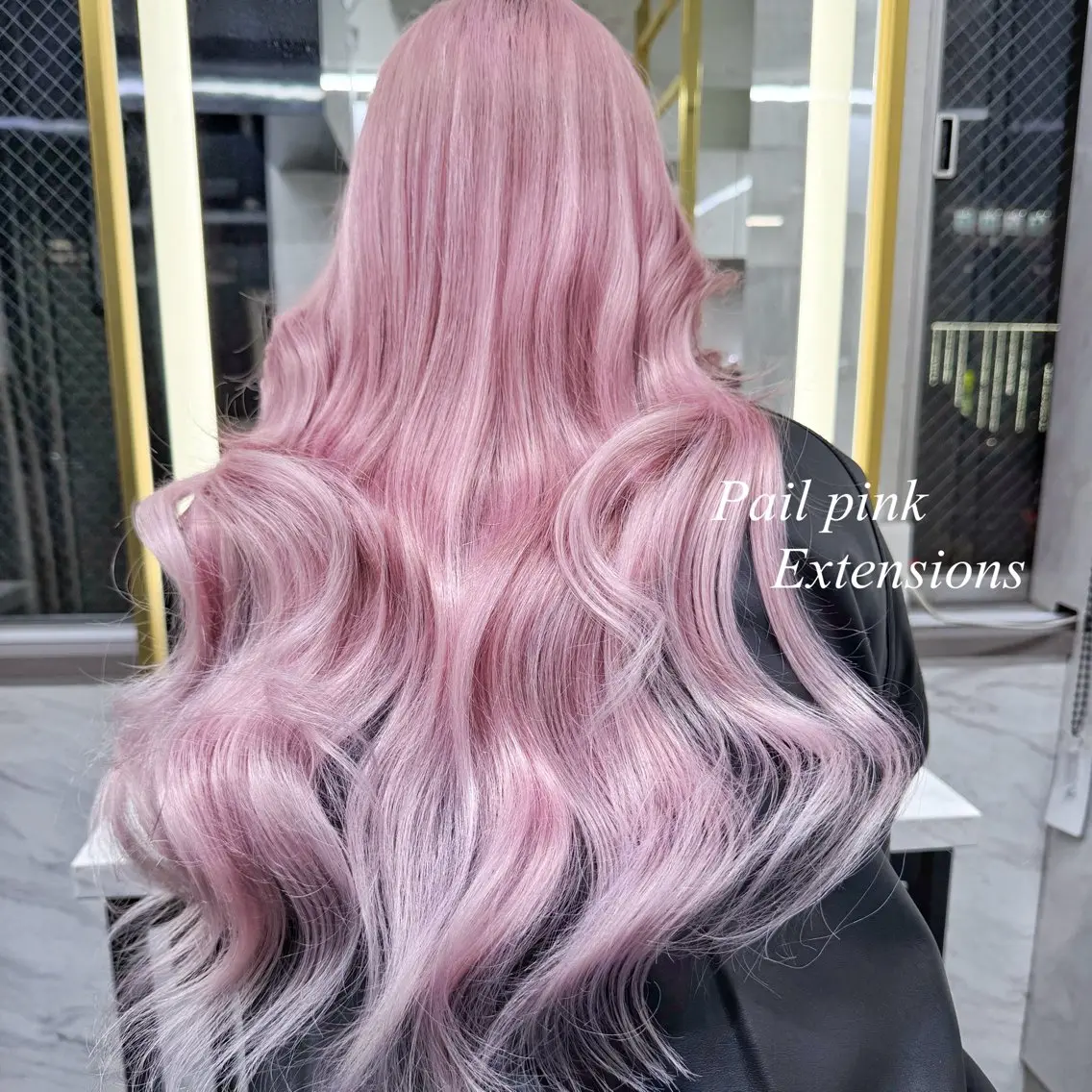 ロング カラー シールエクステ ハイトーンカラー エクステ ヘアカラー エクステ シールエクステ特化 ハイトーン、NANAのヘアスタイル