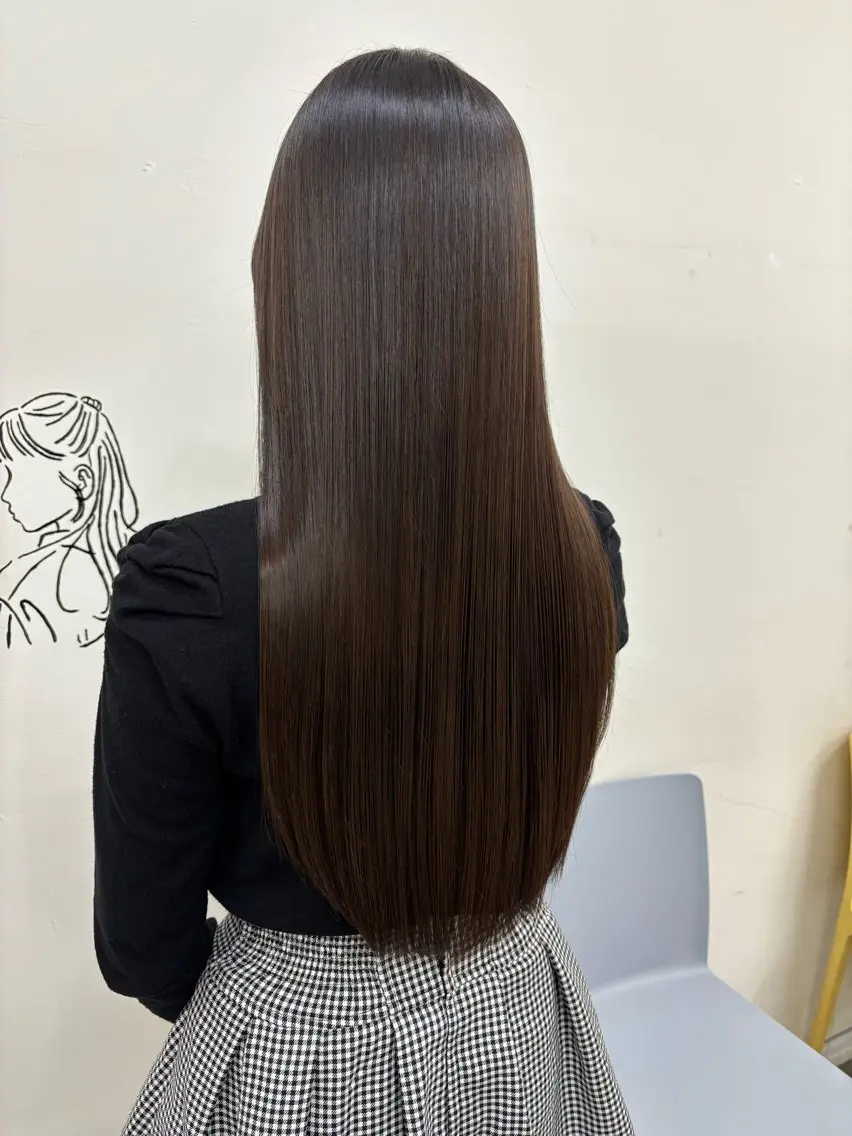 ロング カット トリートメント 似合わせ美髪ヘア✨ 天王寺．阿倍野🌈のヘアスタイル