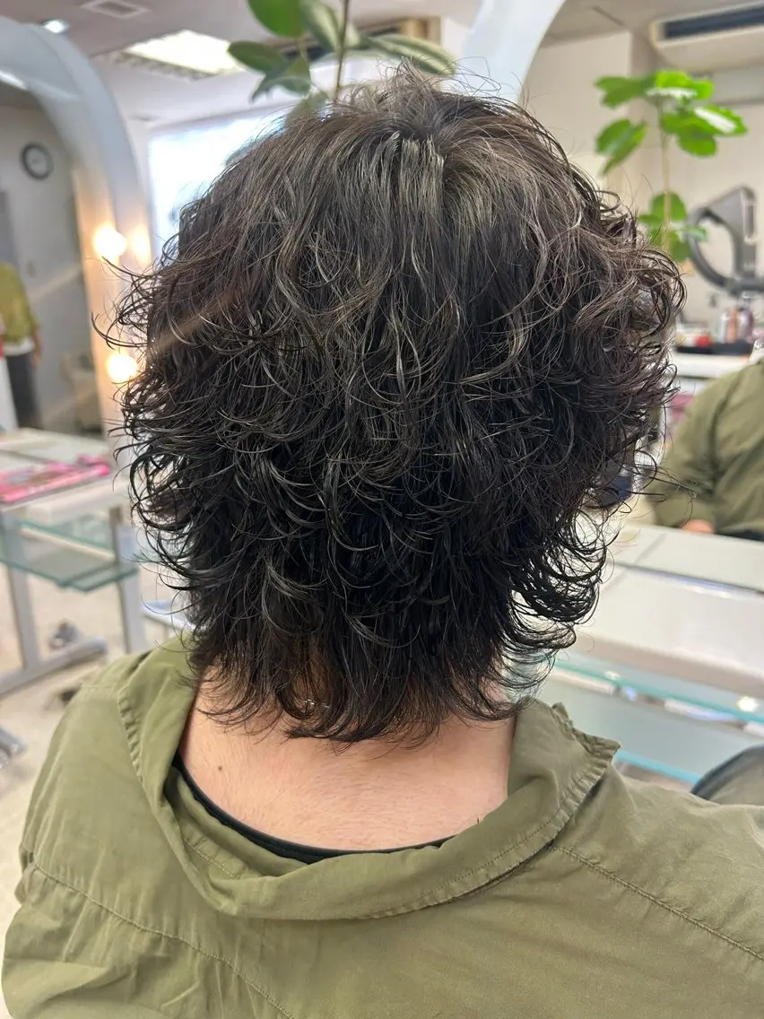 【メンズ】カット+ニュアンスパーマの写真