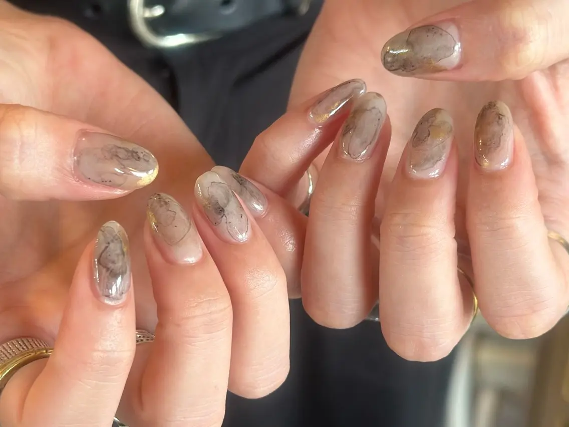 ネイル ニュアンスネイル ハンドネイル mana nailのネイルデザイン