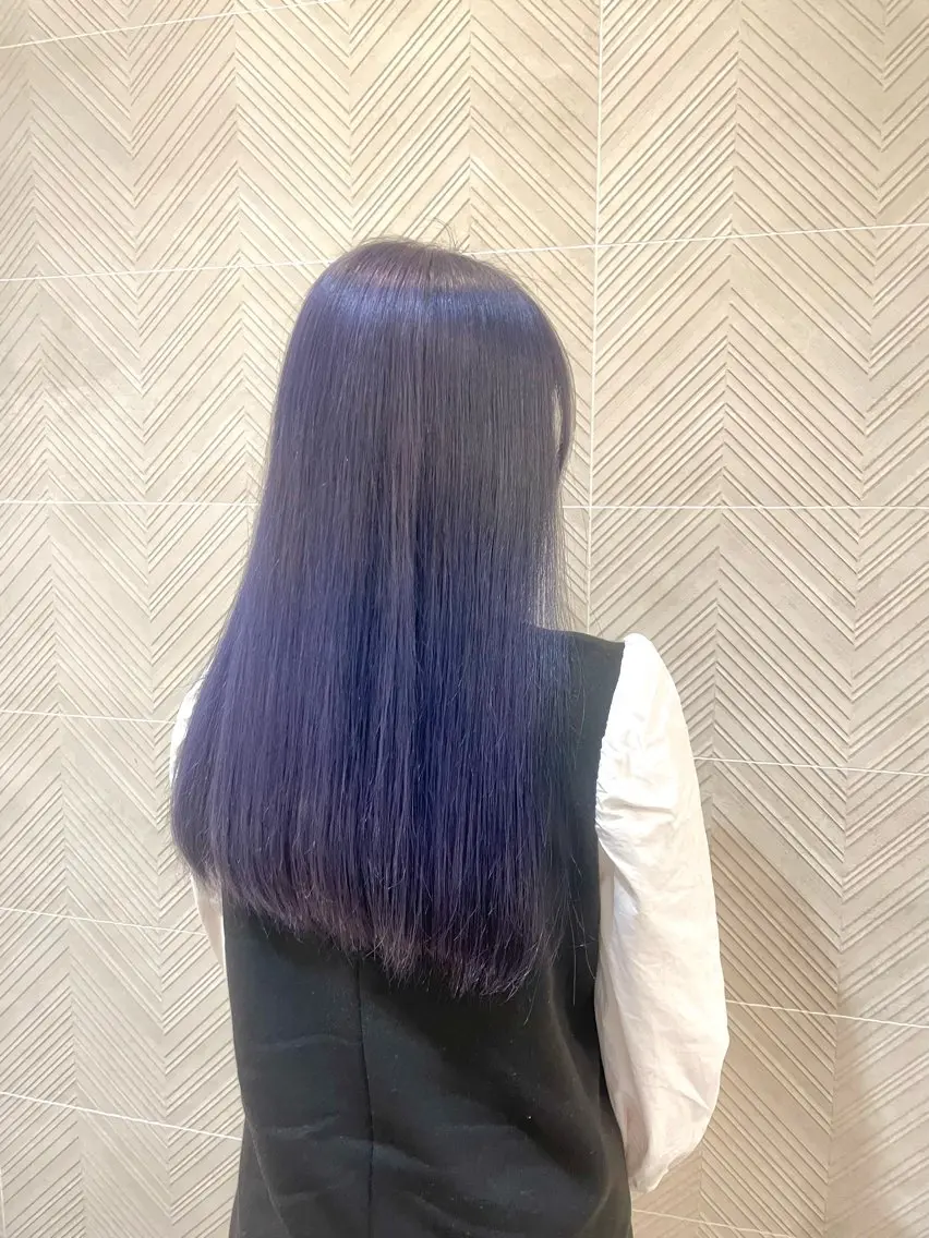 カラー ラベンダーカラー カット ヘアカラー 縮毛矯正/ ✨艶髪/芦川優磨のヘアスタイル