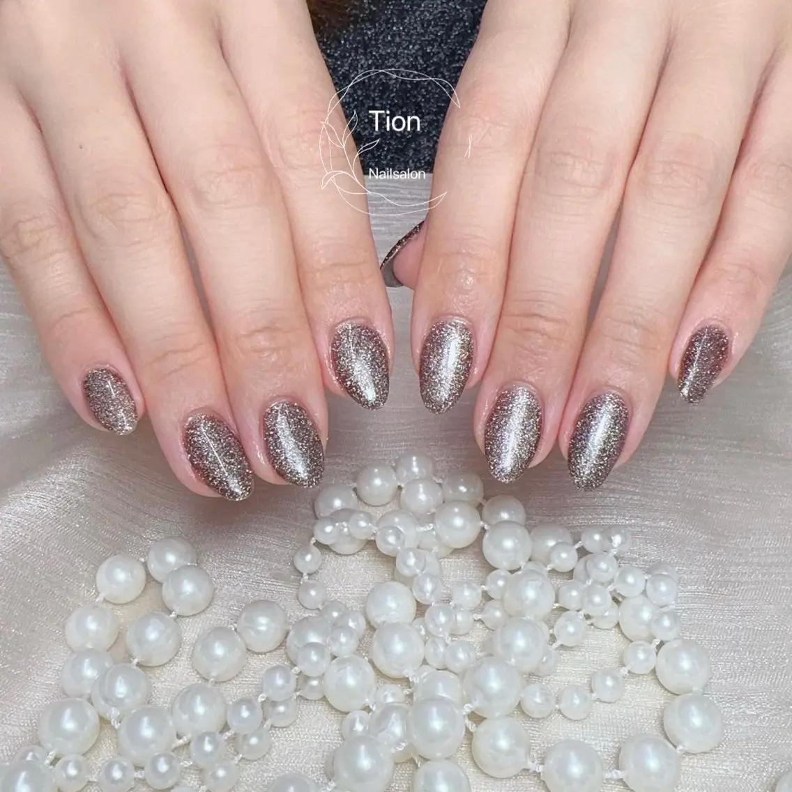 ネイル チークネイル 長さ出し フットネイル フレンチネイル ジェルネイル Nailsalon Tion 川崎店のネイルデザイン
