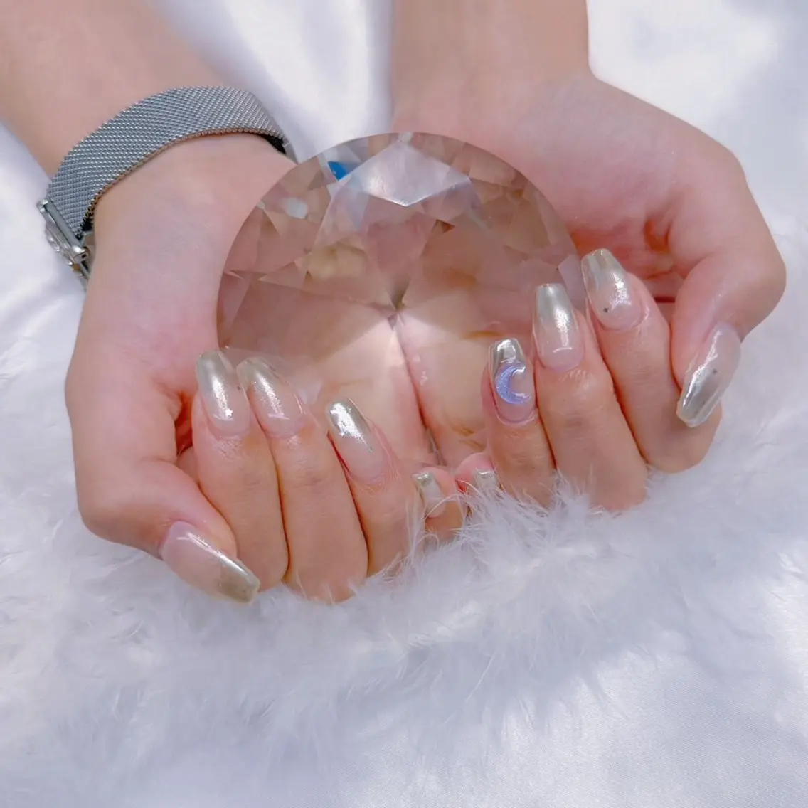 ネイル Romymoon nail帆南☾ ໋のネイルデザイン