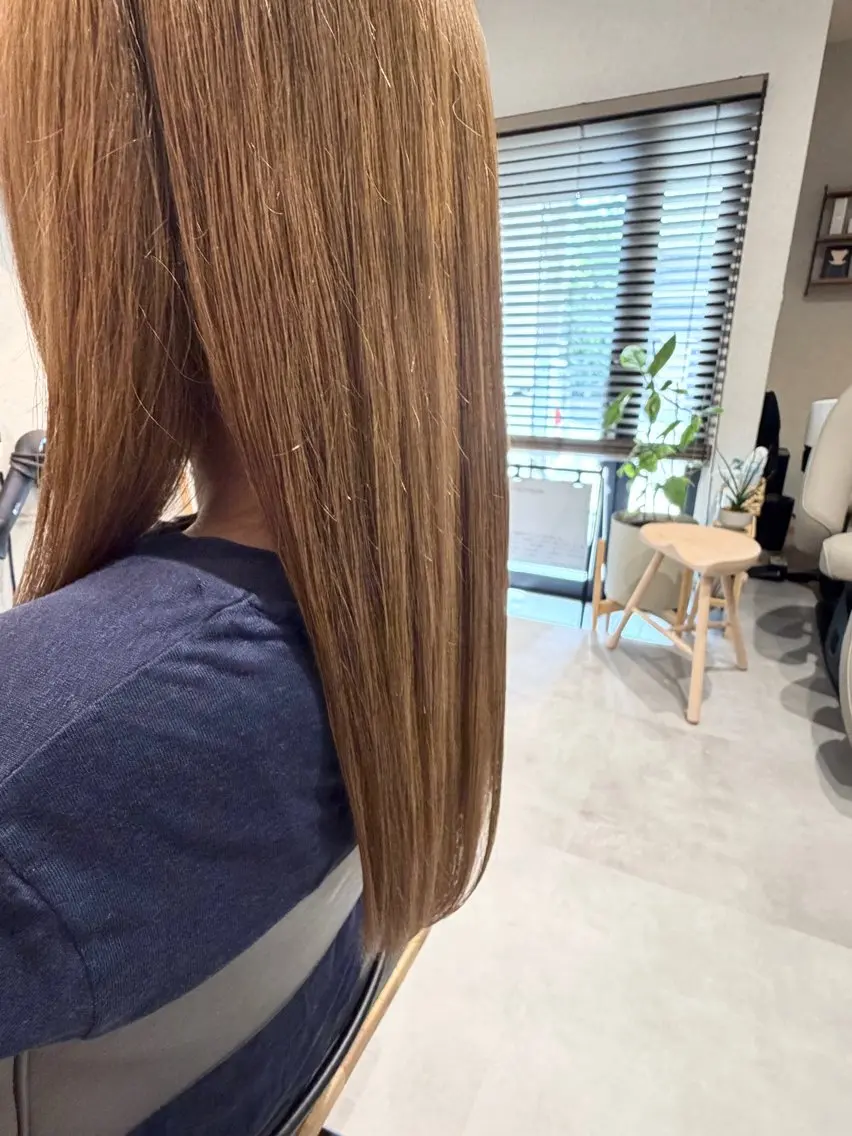 ロング 髪質改善 トリートメント カット トリートメント hair salon Myutaのエステ・リラクイメージ