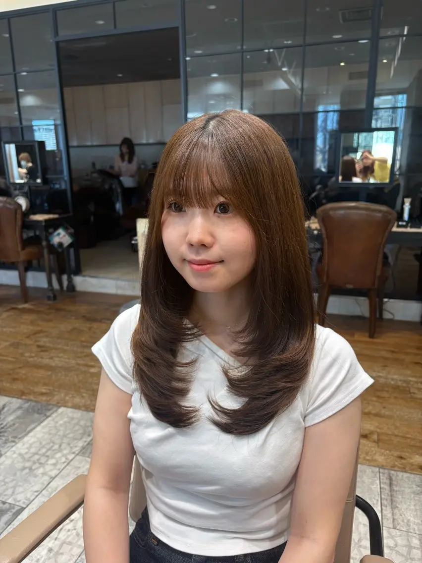 ロング 渡邊 凛のヘアスタイル