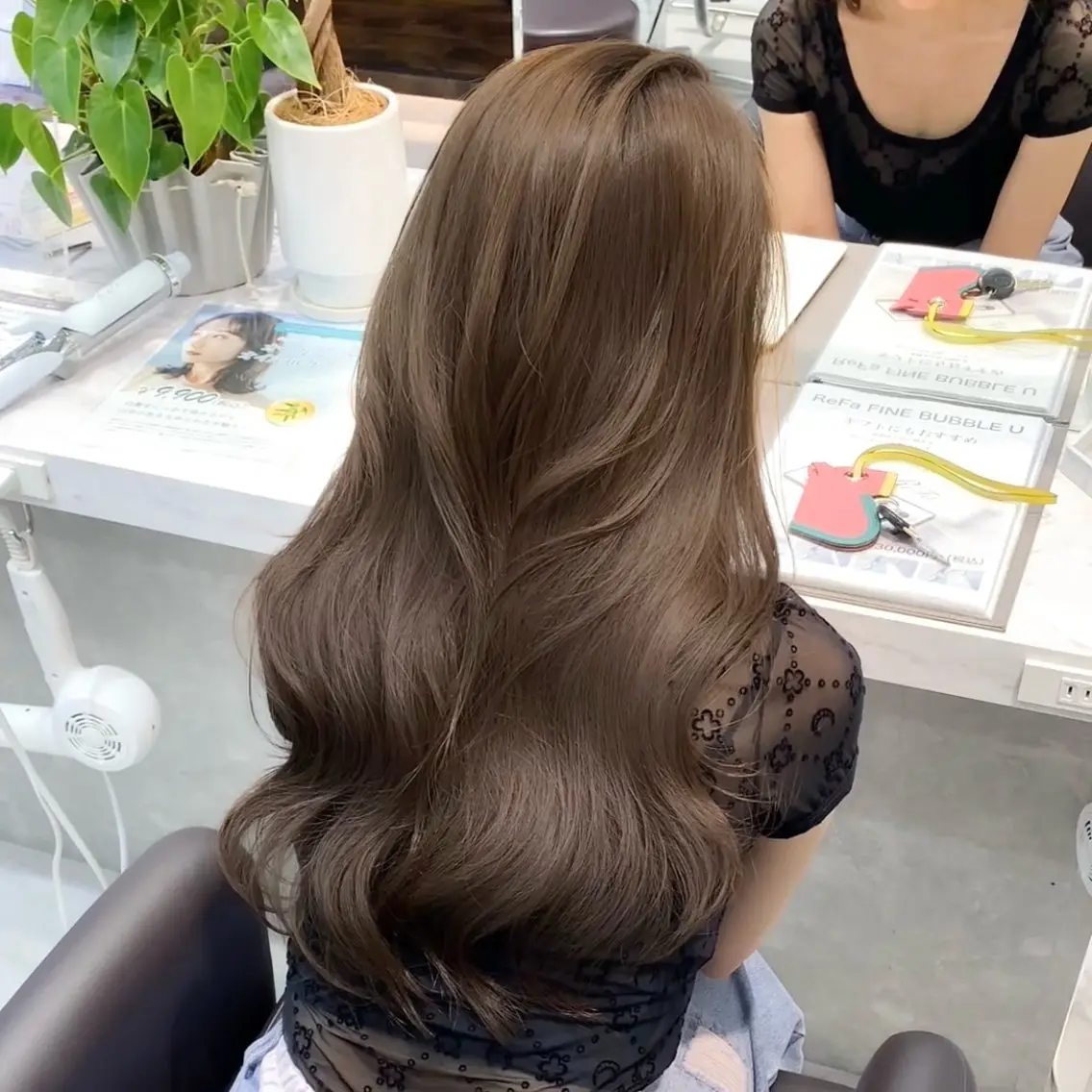 【人気No.2】カット+カラー+Aujua7ステップトリートメント【髪質改善/ロング料金なし/レイヤーカット】の写真