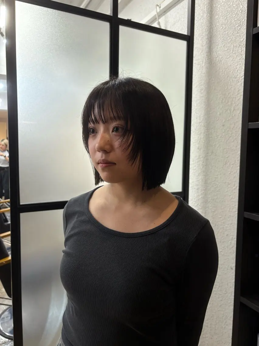 ショート ボブ 京都烏丸/スズキ ノエのヘアスタイル