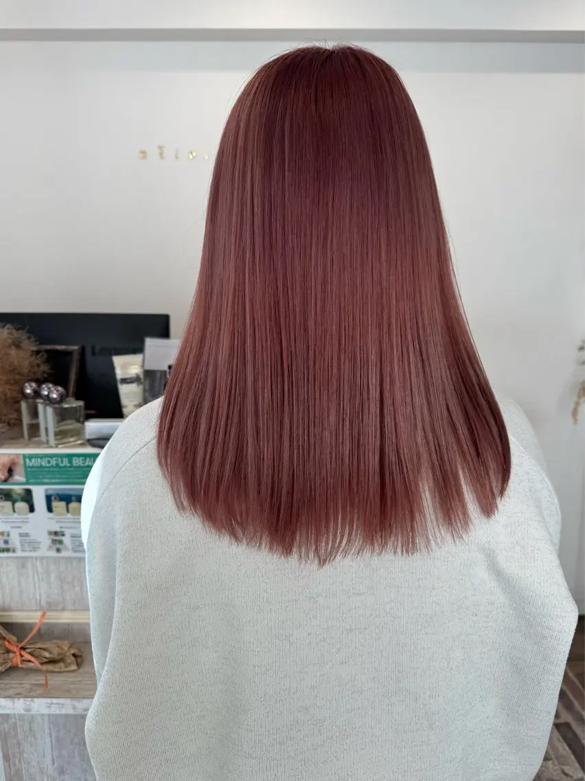 ロング カラー ベージュカラー ピンクカラー ピンクベージュ ヘアカラー m ā l o.🌷 サカモトマイコのヘアスタイル